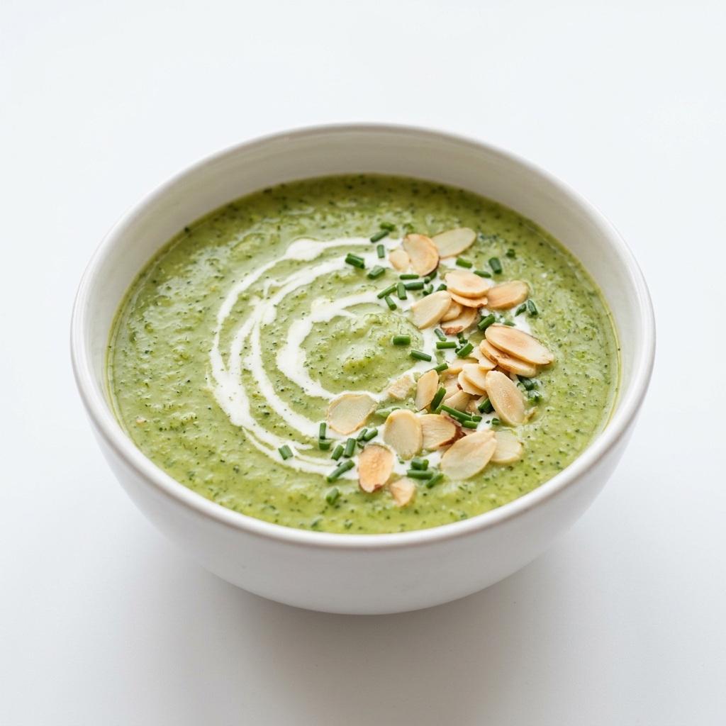 Broccoli Almond Soup
