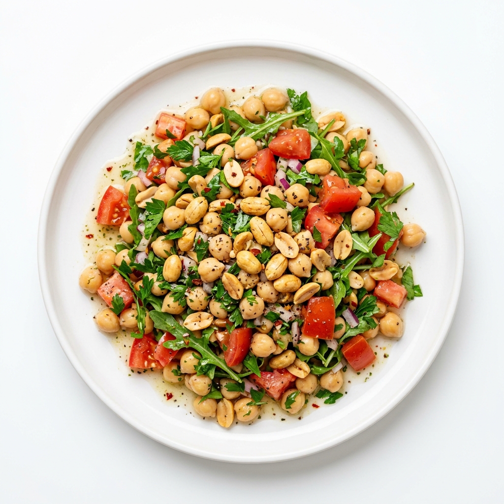 Chickpea & Peanut Tabbouleh Salad